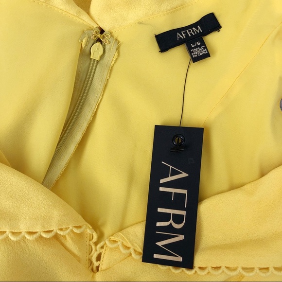 AFRM Ruffle Mini Dress - Picture 8 of 8